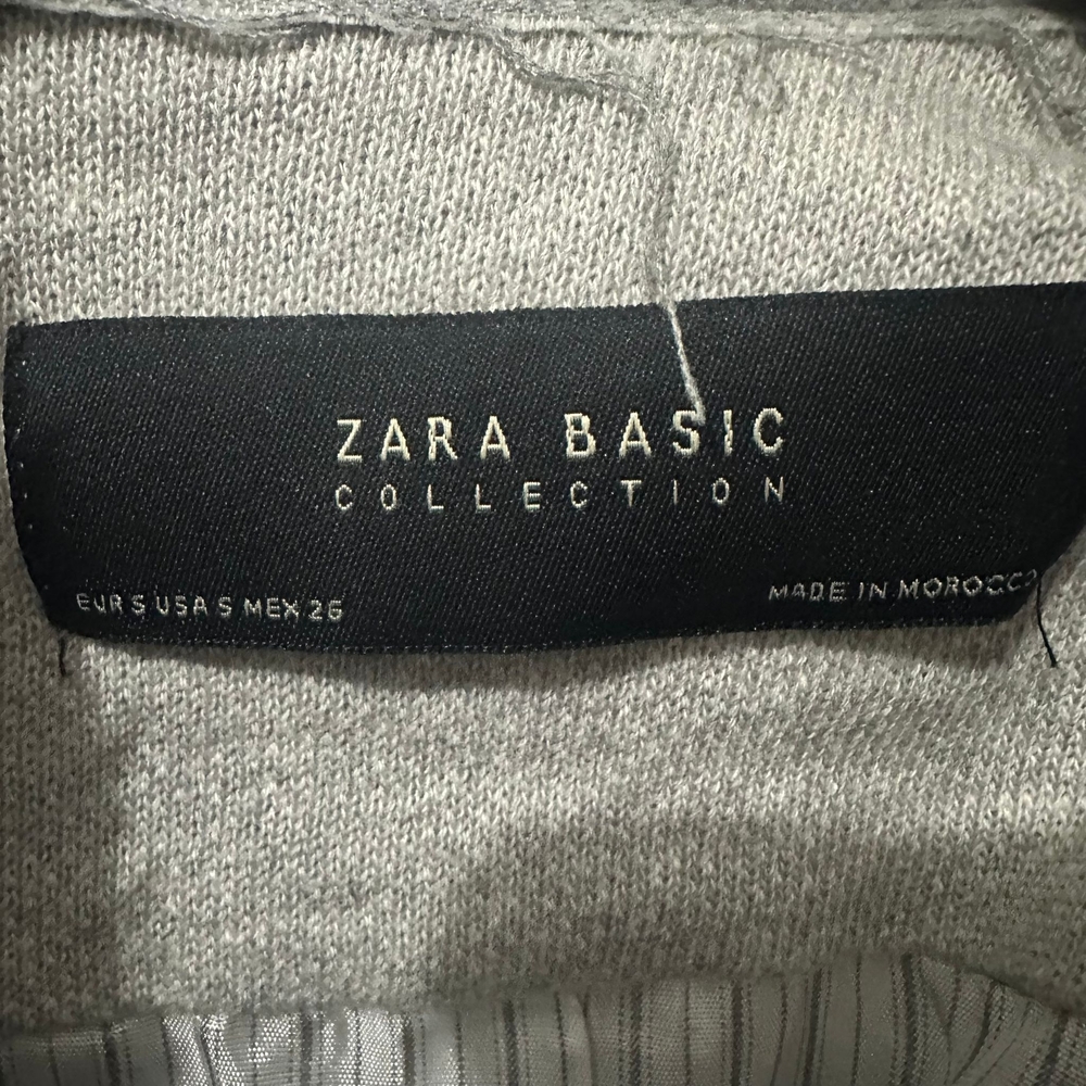 Zara Basic Gray Studded Jacket - image 6